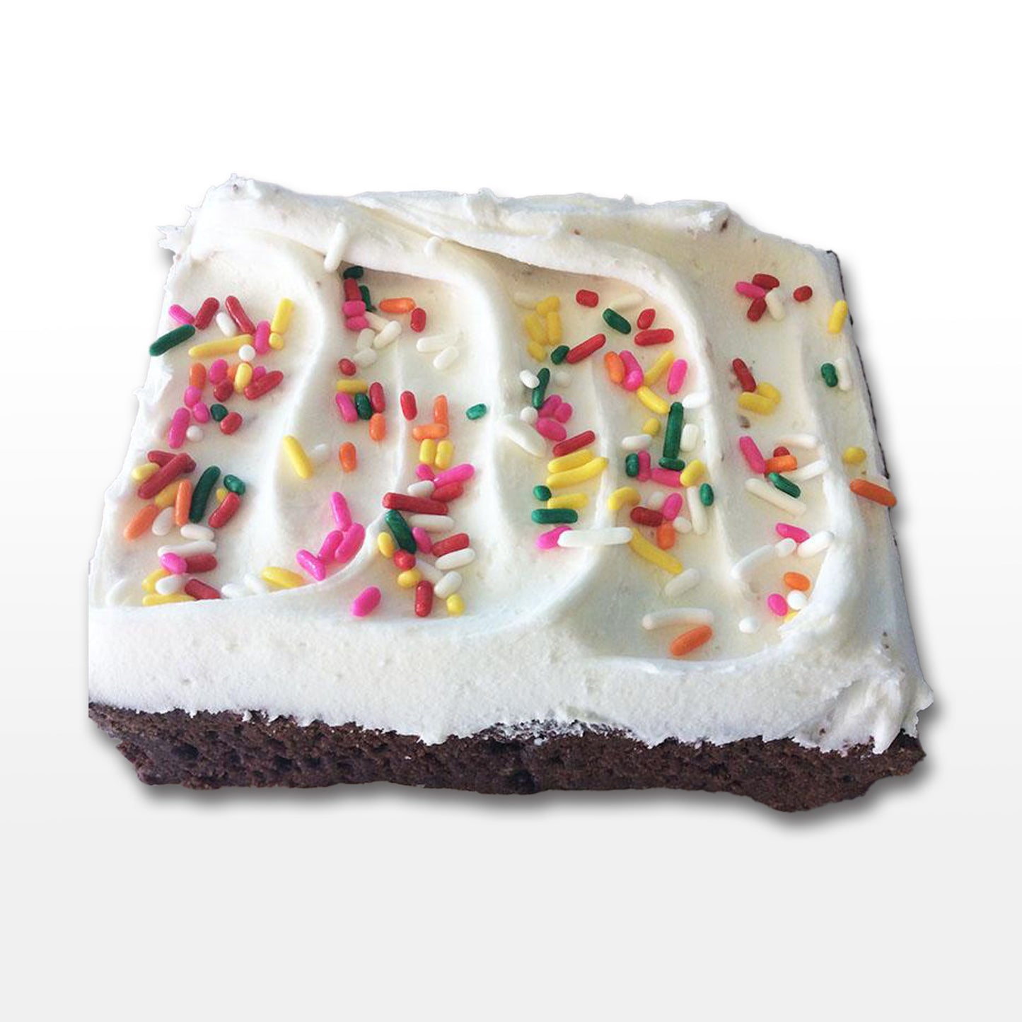 Vanilla Frosted Brownie